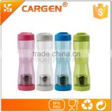 BPA free plastic sport tea strainer water bottle