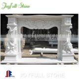 Handcarved Marble Fireplace Mantels for Sale thumbnail-1