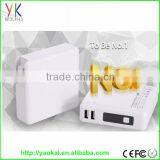 Real Capacity New Hot Fashion Custom Light Logo Usb Mobile Power Bank 5v 2a