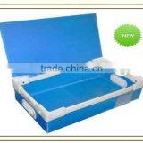 Stackable Corrugated Plastic Box With Lid