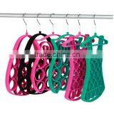 Velvet Flocked Scarf Tie Hanger, Purse Style thumbnail-1