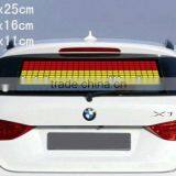 Hot-selling el sound activated car sticker ,mixed color for choice