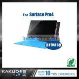 Factory Price !! Privacy Anti-Spy 0.3 Curved Tempered Glass Screen Protector for Surface Pro 4