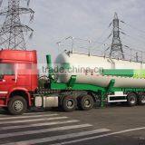 CIMC LINYU 3 Axles Aluminum Alloy Lifting Bulk Cement Semi Trailer thumbnail-2