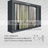 CT027 Sigma Tile Display Rack/Double Sides Oblique Cabinet Display Rack/ Marble Display Rack
