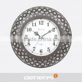 DEHENG 14 Inch Antique Iron Wall Clock Garden Clock thumbnail-1