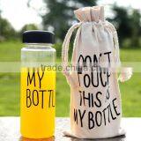 Korea Hot Sale Plastic Sports Water Bottle 500 ml my Bottle With Black Cap thumbnail-1