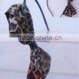 Individualist Double Leopard Printed Fabric Bow Hairbands thumbnail-1