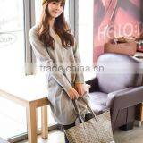 2016 New Design Autumn Nursing Dress, Fashion Maternity Dress, Korean Maternity Clothes thumbnail-2