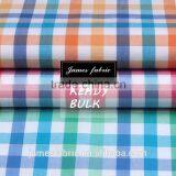 James 15/16 New Developed Colorful Check Poplin Soft Woven Cotton Fabric