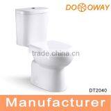 Bathroom Ceramic Washdown Two Piece Toilet Commode DT2040