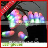 Hot Sales Amazine Velvet Flashing Gloves Raver Dancing Party 7 Colors RGB Light Gloves thumbnail-6