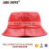 Red Hawaiian Style Ladies Bucket Cap thumbnail-3