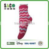 Colourful Wavy Line Jacquard Colourful Fluffy Socks thumbnail-3