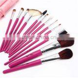 Pink Small Proessional Soft Hair Makeup Brushes Set