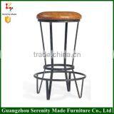 2016 New Item Hot Sale Modern Furniture Design Industrial Metal Bar Stool With PU Seat