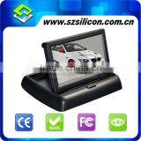Motorized 4.3 " TFT LCD Digital Foldable Tft Car Monitor
