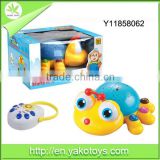 Plastic RC baby toy music projection toy