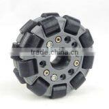 100mm Double Plastic Assemble Robot Omni Wheel W/Bearing Rollers 14041 thumbnail-2