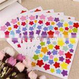 Custom Star Adhesive Washable Remove Paper Label Sticker for Kids thumbnail-1
