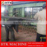 china 80*100mm mesh hole gabion mesh machine,hexahonal mesh making machine