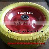 Yellow Solid Wheelbarrow Tyre thumbnail-1