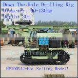 Air DTH Drilling Rig! HF100YA2 Shot Hole Drill Equipment thumbnail-1