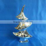 Porcelain Lighted Gloden Christmas Tree thumbnail-1