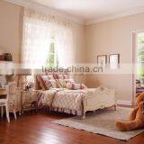 Luxury Children's Bedroom Furniture Set/Perfect Color Match White Painted Wood Carved Children's Bed thumbnail-1