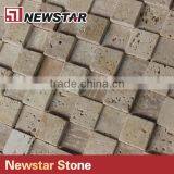 3D Natural Travertine Square Stone Mosaic thumbnail-2
