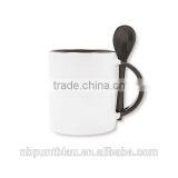 Ceramic Mug With Spoon for Sublimation Printing thumbnail-1