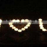 N536 White Color Tea Light Type Tin Candles thumbnail-3