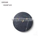Clock Design Black Marble Wall Clock Not Real Marble Print Marble Clock thumbnail-3