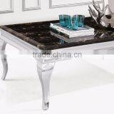 Newest Model Coffee Table With Black Marble Top thumbnail-3