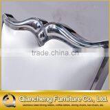 Golden Brushed Stainless Steel Hotel Banquet Chair Dining Room Chair thumbnail-5