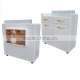 Nail Salon Reception Desk Painted Finished Acetone Proof Office Table Design Receptionist Table F-CA12 thumbnail-1