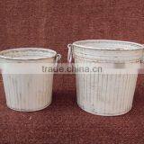 White Color Planters,Antique Garden Planters,Designer Plant Pots,Small Plant Pots,Decorative Planters For Home And Garden thumbnail-1