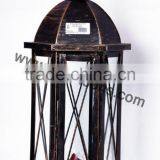 Wedding Antioue Candle Holder Gold Metal Lantern thumbnail-4