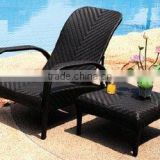 Synthetuc sunbed chair, plastic outdoor set