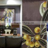 Beautiful Flower Designs Fabric Painting for Wall Art Decor thumbnail-6