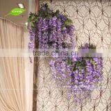 Decorative Artificial Wisteria Flower Garland for Wedding Decoration FLV10 GNW thumbnail-2