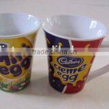 V Shape Funnel Stoneware Tea Coffee Mug thumbnail-1