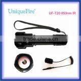 Uniquefire T20 Uf-t20 OSLON Black 850nm ir Led Flashlight 3 Modes (low/mid/high) With Memory