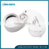 LED Jewellers Loupe Magnifier Eye Glass 40 x 25mm thumbnail-1