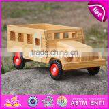 2017 New Products Kids Small Toys Solid Wooden Toy Cars and Trucks W04A332 thumbnail-2