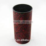 Vintage Design Wholesale Knife Accessories Top Sale Plastic Kitchen Ware Knife Stand in Red and Black