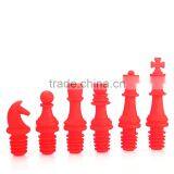 2016 New Products Four Colors Hot Sale Silicone Wine Stopper Chess Shape thumbnail-4
