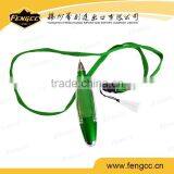 Promotion Customized Logo Plastic Mini Ballpen With String for Hanger thumbnail-1