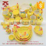 Home Decoration 7.5*6.5*7.5 cm Small Yellow Chicken Shape Ceramic Candle Holders thumbnail-6