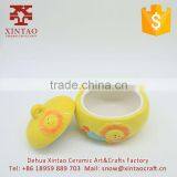 Sunflower Shape Ceramic Sealed Cookie Jar thumbnail-2